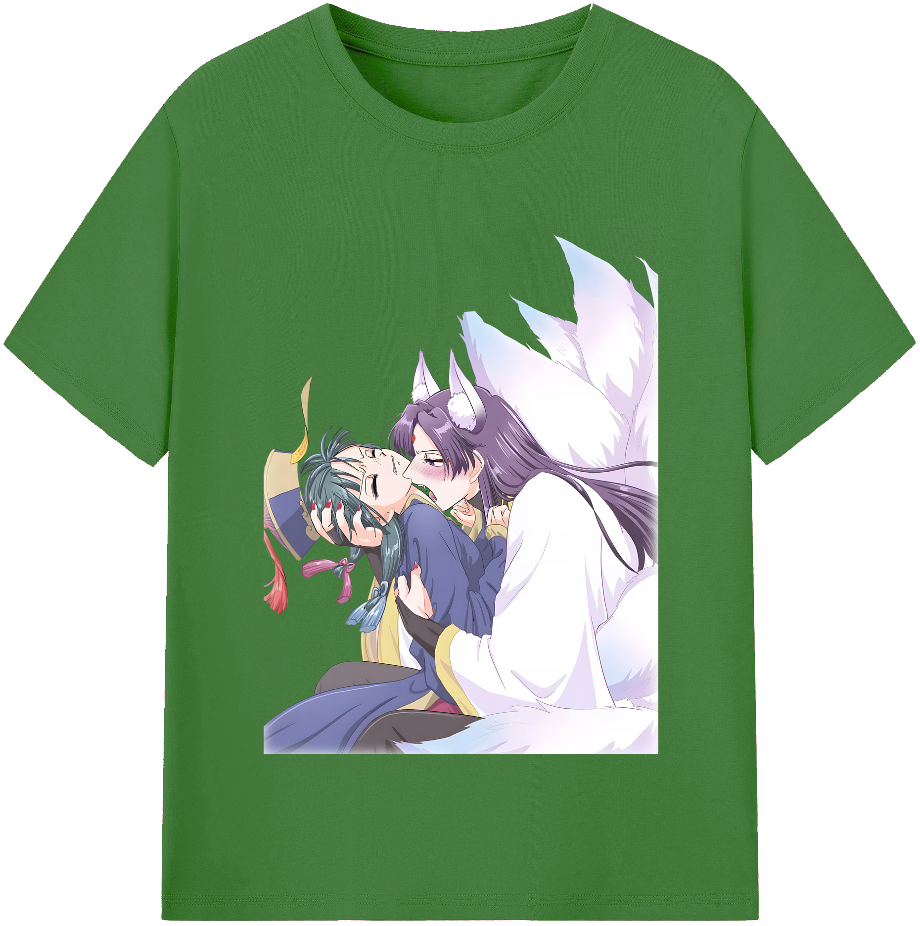 （画像用） 薬屋のひとりごと The Apothecary Diaries レディースカジュアルプリントTシャツ（綿100％）